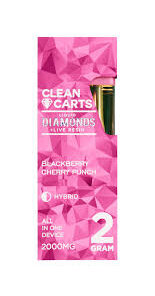 Blackberry Cherry Punch -Clean carts Disposable 2G vape